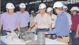  ?? HT PHOTO ?? ▪ Railway Board chairman Ashwini Lohani inspecting mechanical workshop at Gorakhpur on Friday.