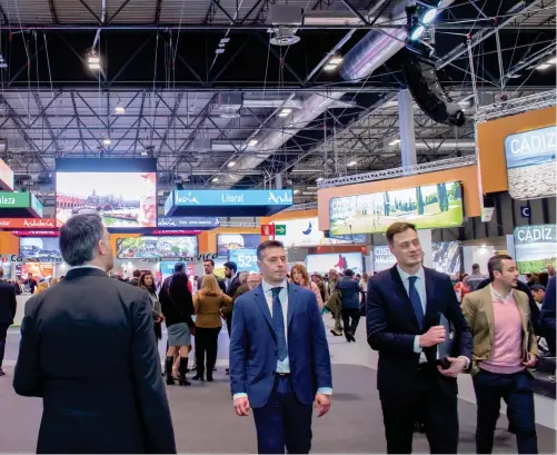  ??  ?? FITUR fue la última feria del sector turístico que se realizó en 2020.