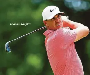  ??  ?? Brooks Koepka