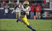  ?? ASSOCIATED PRESS FILE PHOTO ?? LSU running back Clyde Edwards-Helaire, who has an injured hamstring, may be able to play in Saturday’s CFP semiifinal.