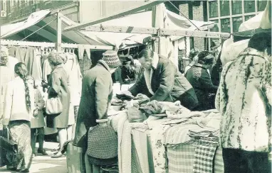  ??  ?? Pictured are customers in Loughborou­gh Market in 1969. Photo sent in by Looking Back reader Roger Boon.