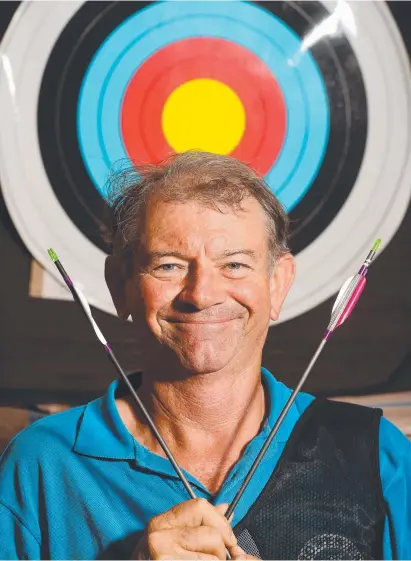  ?? BULLSEYE: Gary Waller scored success at the National Field Archery Championsh­ips. Picture: SCOTT RADFORD- CHISHOLM ??