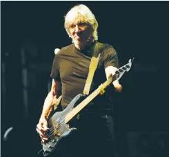  ?? (Mario Anzuoni/Reuters) ?? ‘I’M NOT SURE there are any much harsher regimes around the world,’ Roger Waters – seen here playing in Los Angeles last month – said of Israel yesterday.