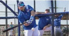  ?? RICK MADONIK/TORONTO STAR ?? It’s early, but DH Kendrys Morales has done nothing to make the Jays think they made the wrong decision signing him for $33 million over three years.