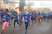  ?? PHOTO COURTESY SILICON VALLEY LEADERSHIP GROUP FOUNDATION ?? Runners hit the streets during the Lam Research Heart & Soles run and walk in 2017.