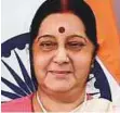  ?? PTI ?? Sushma Swaraj