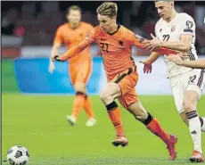  ?? FOTO: GETTY ?? De Jong, en el Holanda-Letonia
Jugó los tres partidos completos