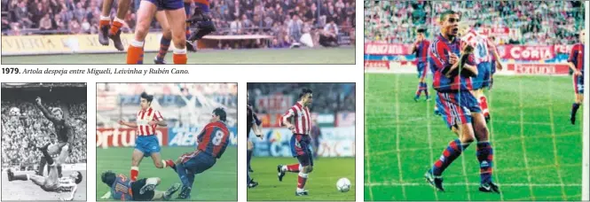  ??  ?? 1987. Gol de Archibald.
1992. Stoichkov hizo tres tantos.
1993. Kosecki, en la remontada.
1997. Hat-trick y corte de mangas de Ronaldo.