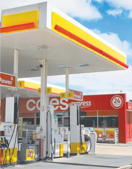  ?? ?? Viva Energy will own 710 sites across Australia after the Coles Express deal. Picture: Dean Martin
