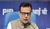  ??  ?? Revenue Secretary Hasmukh Adhia