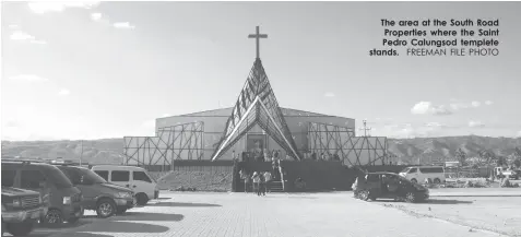  ?? FREEMAN FILE PHOTO ?? The area at the South Road Properties where the Saint Pedro Calungsod templete stands.