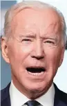 ??  ?? U-turn: Joe Biden