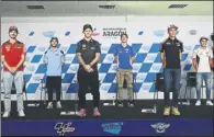  ?? MOTOGP.COM ?? Aragón Con los tres campeones Motogp en activo