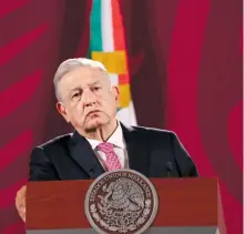  ?? DANIEL HIDALGO ?? El TEPJF
ordena indagar a AMLO