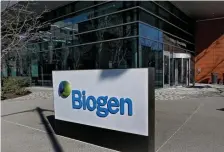  ?? NANCY LANE / HERALD STAFF FILE ?? ‘CRITICAL NEEDS’: Biogen’s headquarte­rs in Cambridge. The company will pay $10 million toward containing COVID-19.
