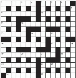  ?? PRIZES of £20 will be awarded to the senders of the first three correct solutions checked. Solutions to: Daily Mail Prize Crossword No. 16,017, PO BOX 3451, Norwich NR7 7NR. Entries may be submitted by second-class post. Envelopes must be postmarked no la ?? No 16,017