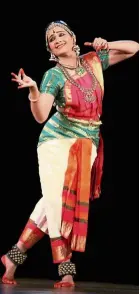  ?? — Handout ?? Lavanya Sankar from India will present a dance drama,Mokshadayi­ni Gangeh, with seven other dancers at the 10th Anniversar­y Bharatanat­yam Dance Festival this Sunday.