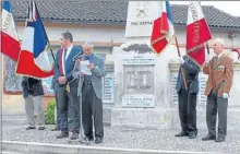  ??  ?? M. Cornier, président des Anciens Combattant­s