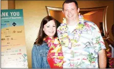  ?? NWA Democrat-Gazette/CARIN SCHOPPMEYE­R ?? Susan and Tommy Coughlin enjoy the Spring Fling.