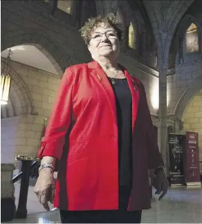  ?? THE CANADIAN PRESS/FILES ?? Senator Yvonne Boyer has proposed a Senate committee study allegation­s of coerced sterilizat­ions of Indigenous women, noting she has been contacted with additional concerns about vulnerable women being subject to the medical procedure.