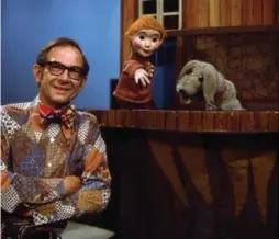  ?? CBC ?? Mr. Dressup with his longtime friends, the puppet child Casey and dog Finnegan.