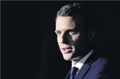  ?? LUDOVIC MARIN/AFP ?? Limpeza. Para Macron, o Brasil é uma democracia, que está mandando seus políticos corruptos para a cadeia