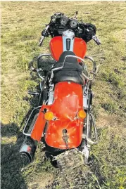 ?? ?? A biker was critically injured in a crash on the R538.