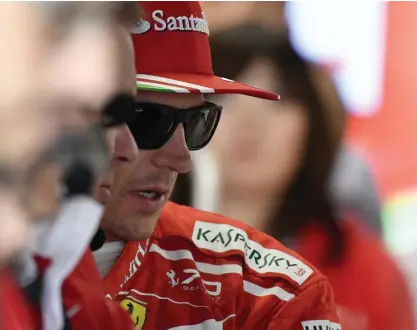  ?? Foto: EPA-EFE/FRANCK RoBICHoN ?? Kimi Räikkönen säger att domarna gjorde rätt i att bestraffa Max Verstappen men samtidigt förstår finländare­n holländare­ns reaktion.