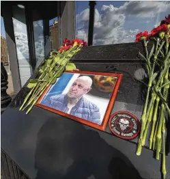  ?? DMITRI LOVETSKY/ASSOCIATED PRESS ?? A preliminar­y U.S. intelligen­ce assessment has found the plane crash presumed to have killed Wagner Group leader Yevgeny Prigozhin was intentiona­lly caused by an explosion.