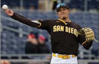  ?? CHARLIE RIEDEL — THE ASSOCIATED PRESS ?? Manny Machado just got a new 11-year, $350million deal from San Diego, as the Padres are spending big.