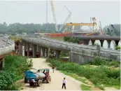  ??  ?? The bridge was proposed for the first time as early as in 1997 at an initial cost pegged at `464 crore.
