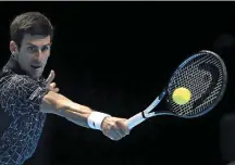  ?? TIM IRELAND/AP ?? Djokovic. Sérvio busca o seu sexto título no ATP Finals