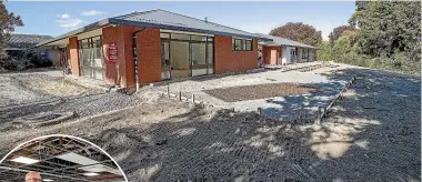  ?? WARWICK SMITH/STUFF ?? Feilding Health Centre is expanding with the refurbishm­ent of the old Clevely wing. Project manager Alan Davey, left, says the transforma­tion has been impressive.