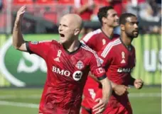  ?? NATHAN DENETTE/THE CANADIAN PRESS ?? Michael Bradley returns TFC after injury and internatio­nal commitment­s.