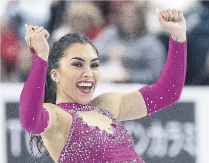  ?? PAUL CHIASSON THE CANADIAN PRESS FILE PHOTO ?? Gabrielle Daleman, shown at the 2019 Skate Canada Internatio­nal event, had many ailments since helping Canada win gold in 2018.
