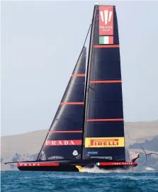  ?? GETTY ?? Luna Rossa ha conquistat­o la Prada Cup contro gli inglesi di Ineos