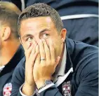  ??  ?? BACK IN ACTION England’s Sam Burgess