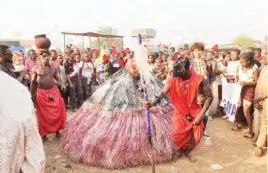  ?? Akpluke masquerade from Obagnaya community ??