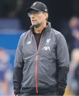  ?? Picture: Getty Images ?? ON FIRE. Liverpool boss Juergen Klopp is seeking to lead his club to their 16th consecutiv­e English Premier League win when they take on Sheffield United today.