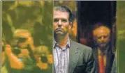  ?? REUTERS ?? Son under cloud: Donald Trump Jr, President Trump’s eldest son, changed his account of a meeting he had with a Russian lawyer during the 2016 campaign, saying the woman told him she had informatio­n about Democrat Hillary Clinton. A spokesman for...