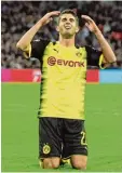  ?? Foto: Witters ?? Zum Verzweifel­n: Christian Pulisic un terlag mit dem BVB.