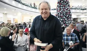  ?? / PHILL MAGAKOE ?? The author of ‘The President’s Keepers’, Jacques Pauw, at the book’s launch in Brooklyn, Pretoria.