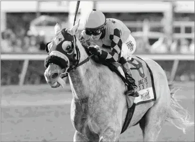  ?? KENNY MARTIN/COGLIANESE PHOTOS ?? X Y Jet is using a Wednesday allowance to get ready for a third try in the Golden Shaheen.