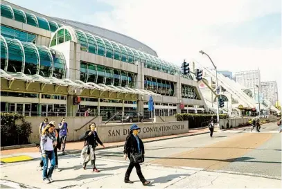  ?? EDUARDO CONTRERAS U-T ?? A ballot measure to fund expansion of the San Diego Convention Center and help for the homeless appears headed to defeat.