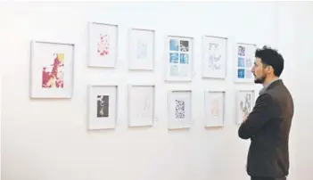  ?? FOTO: MARIO TÉLLEZ. ?? ►► Dibujo en blanco reúne obras de Milena Vodanovic y Camila León.