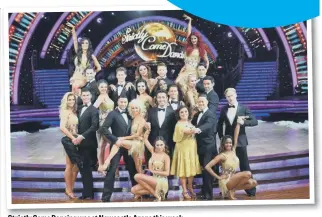  ??  ?? Strictly Come Dancing was at Newcastle Arena this week.