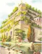  ??  ?? LANDSCAPIN­G: An artist’s impression of the elusive Hanging Gardens of Babylon