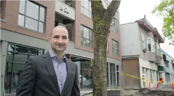  ?? JENELLE SCHNEIDER/PNG ?? Hani Lammam, executive vice-president of Cressey Developmen­t Group, says there is no need to restrict the sale of private property in B.C. ‘as long as the (purchasing) funds are legitimate.’