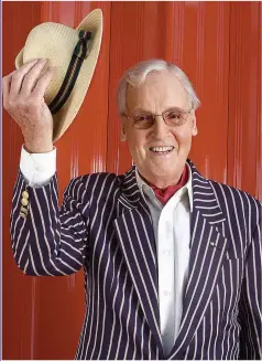  ?? Picture: KAREN ROBINSON / BBC ?? HOUSEHOLD NAME: Nicholas Parsons never stopped working