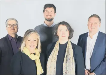  ?? ?? INSPIRING YOUTH From left: David Taylor, digital futures consultant, Beverley Poole, director of Skillslabs, Conrad Manning, marine technology consultant, Astrid Davies, NetZero consultant, and Andrew Kaye, CEO of Fareham College